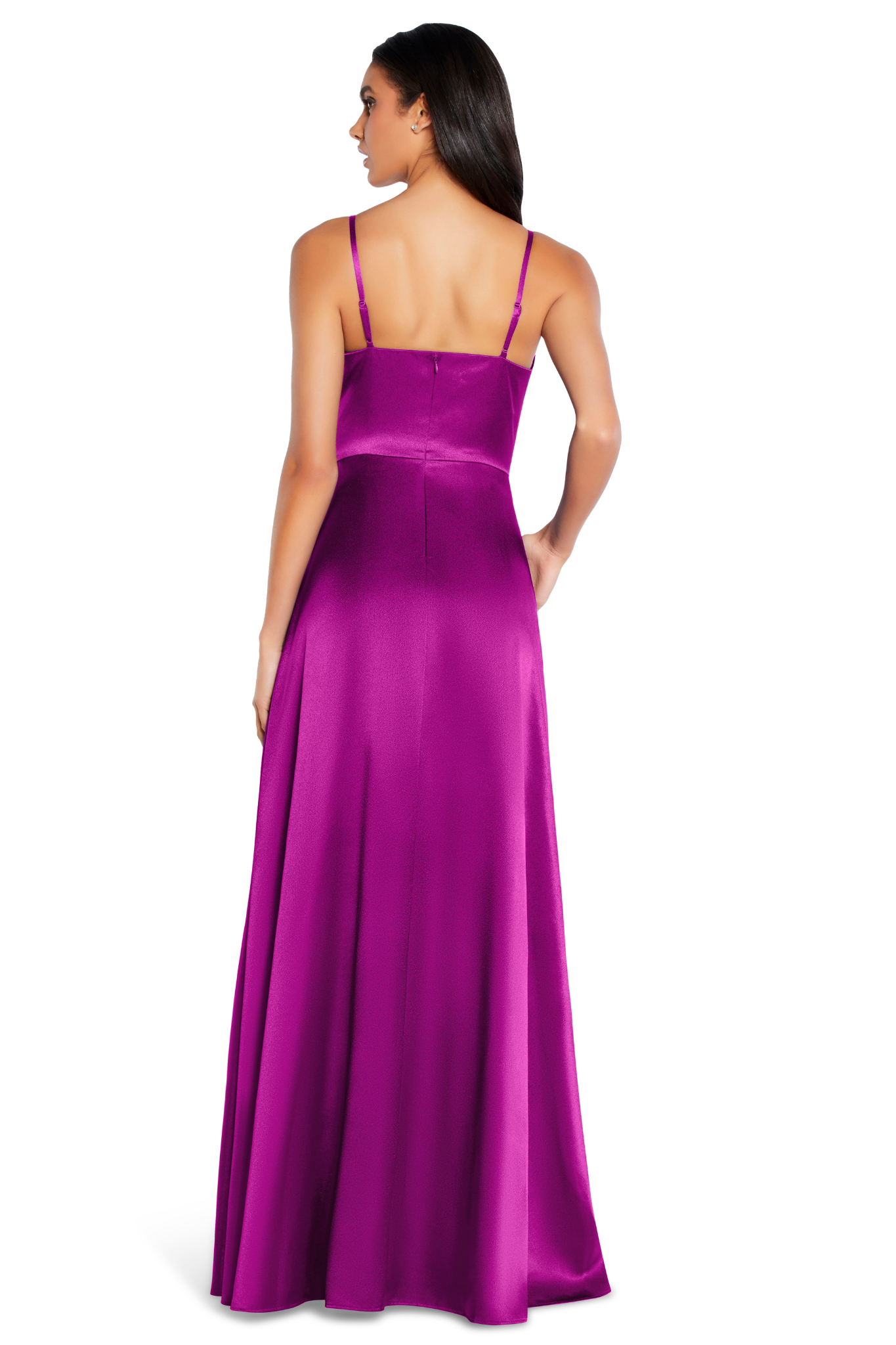 Dominique Cut Out Gown by Aidan Mattox - RENTAL