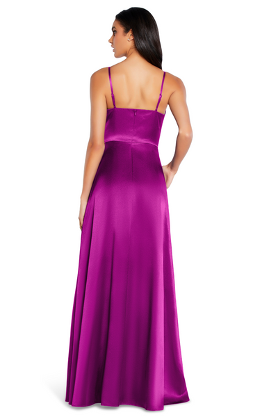 Dominique Cut Out Gown by Aidan Mattox - RENTAL