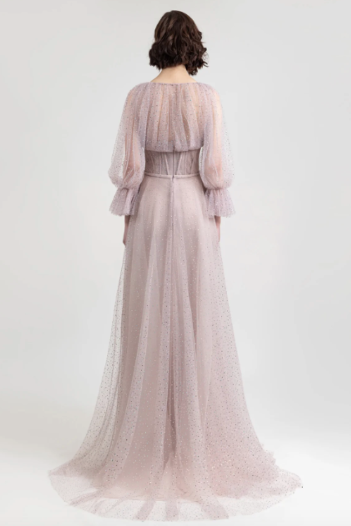 green emerald velvet dress PRAIRIE Wedding Dress main image 0