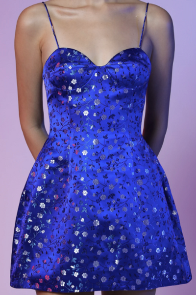 Fallon Jacquard Mini Dress by Sau Lee - RENTAL
