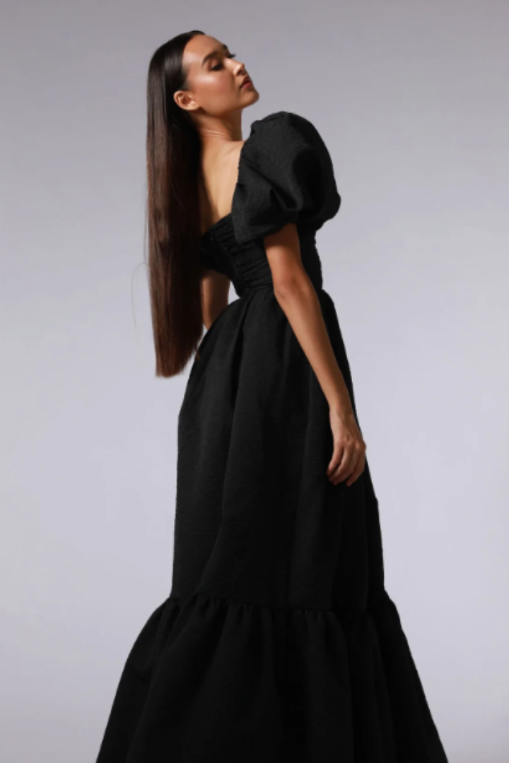 Medeline Gown in Black by Sau Lee - RENTAL