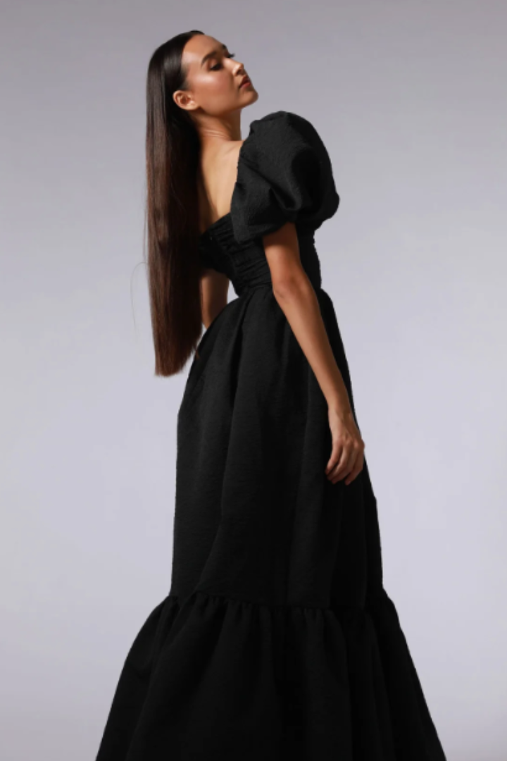 Medeline Gown in Black by Sau Lee - RENTAL – The Fitzroy