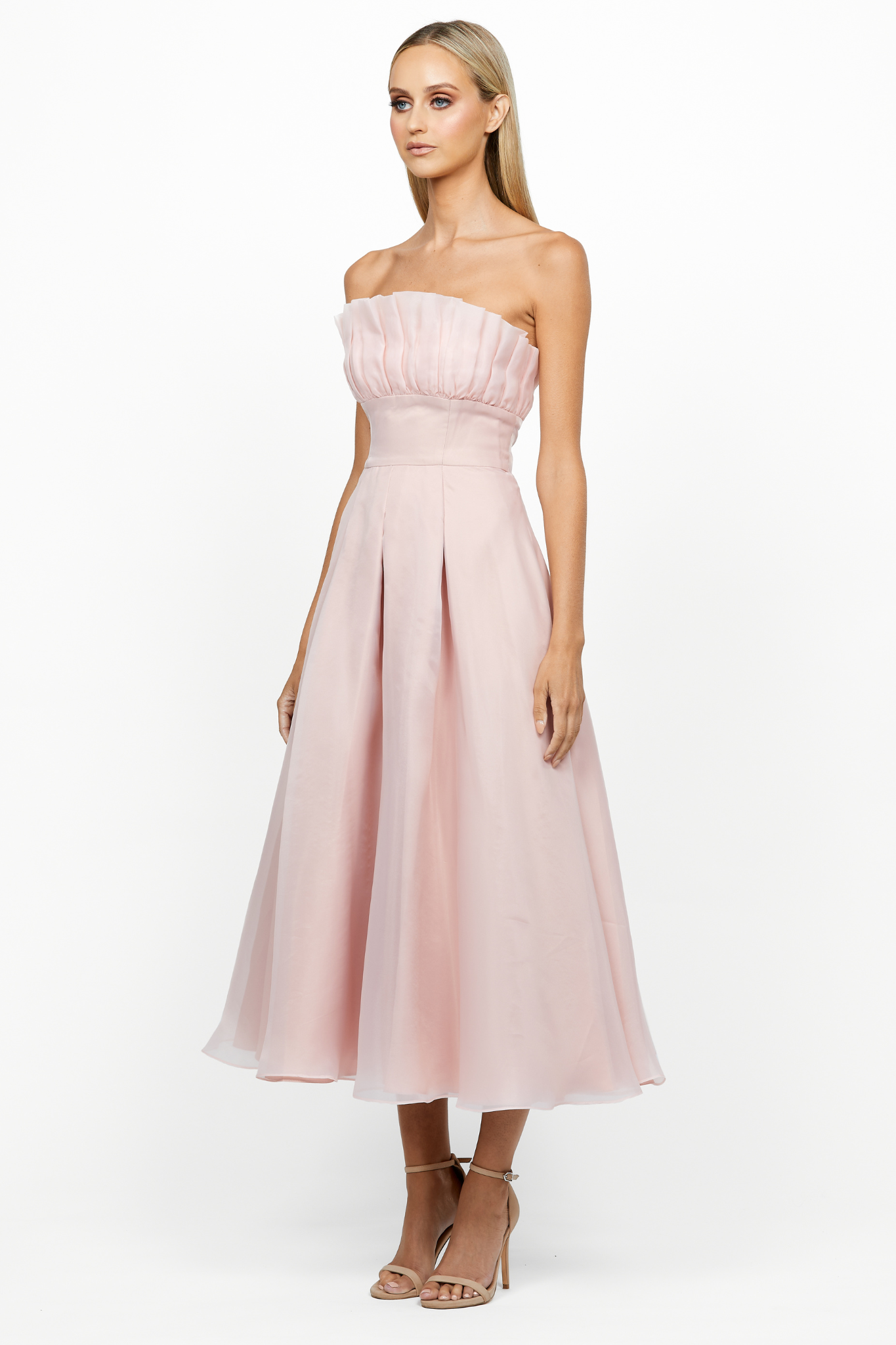 Eloise Tea Length Dress by Bariano - RENTAL