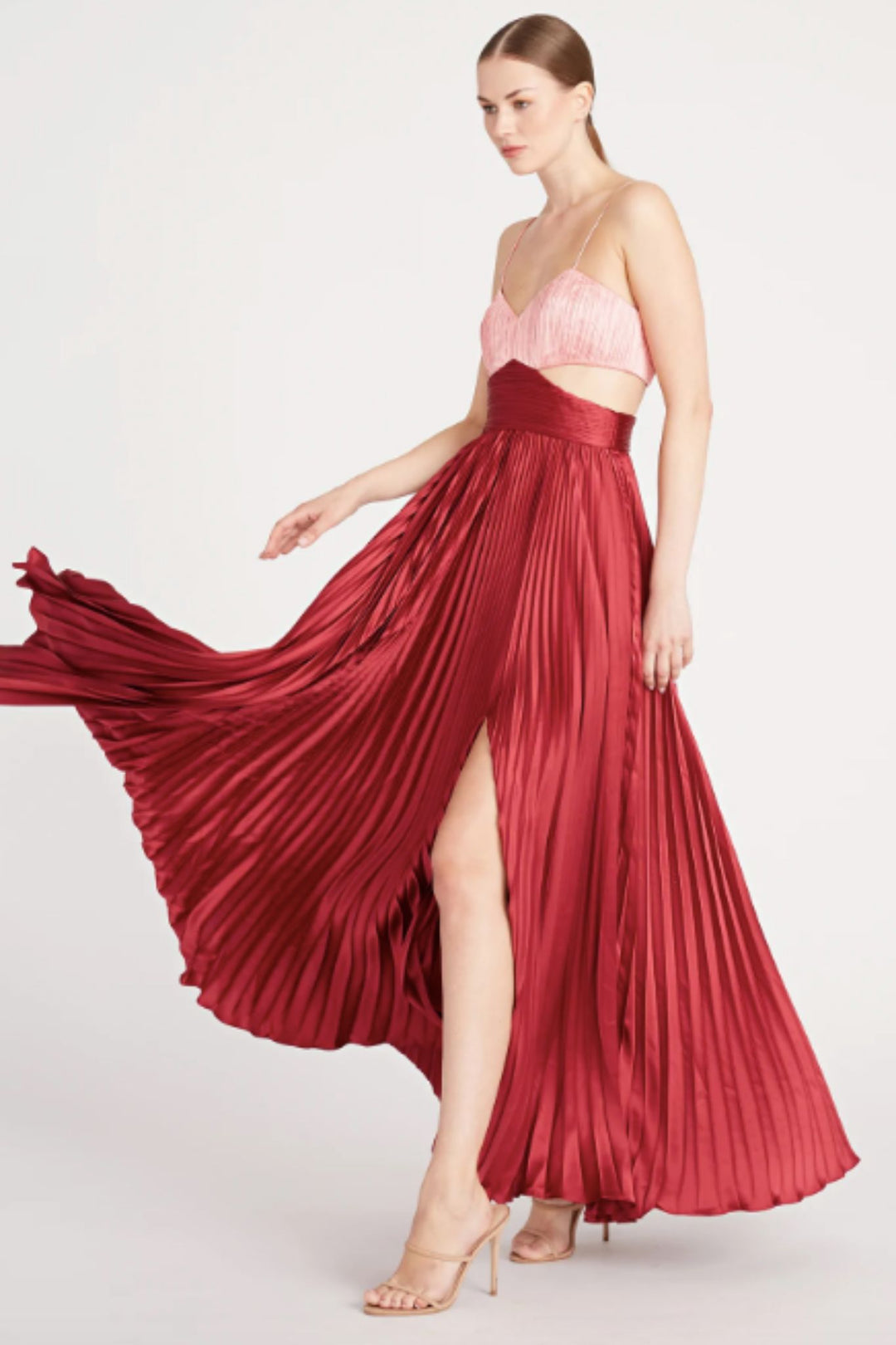 Elodie Gown in Wine by AMUR RENTAL – The Fitzroy