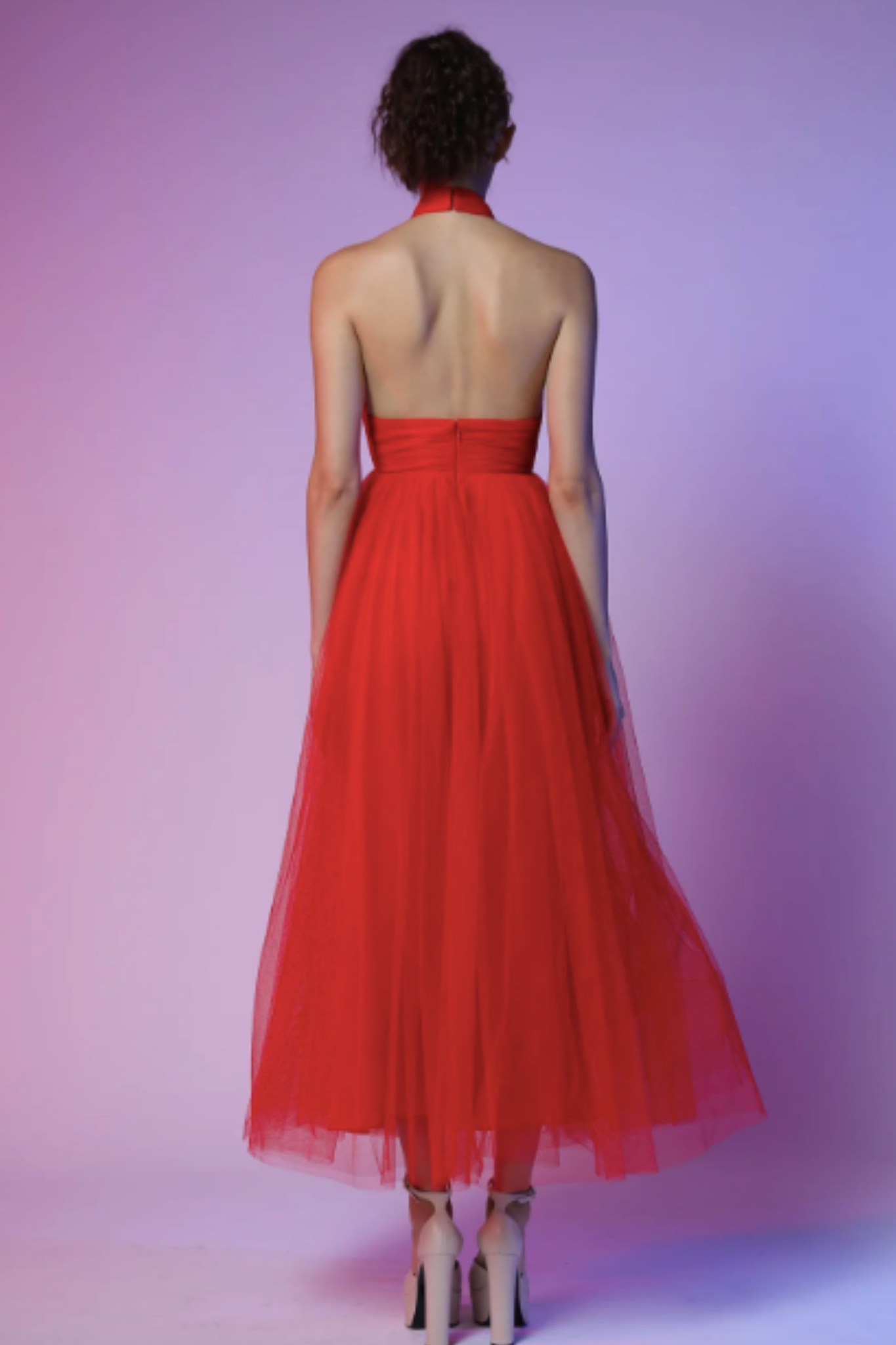 Holly Tulle Midi Dress by Sau Lee RENTAL The Fitzroy