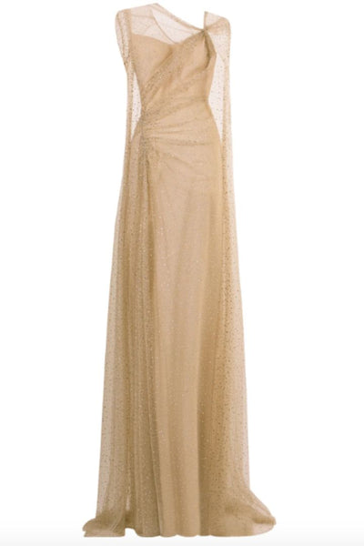 Aphrodite Cape Gown by Gemy Maalouf - FINAL SALE