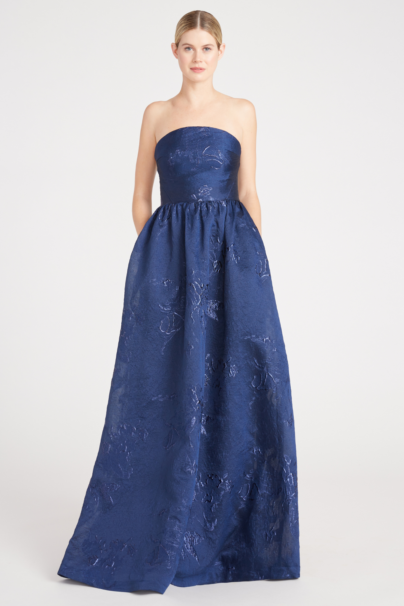 Monique lhuillier navy dress deals
