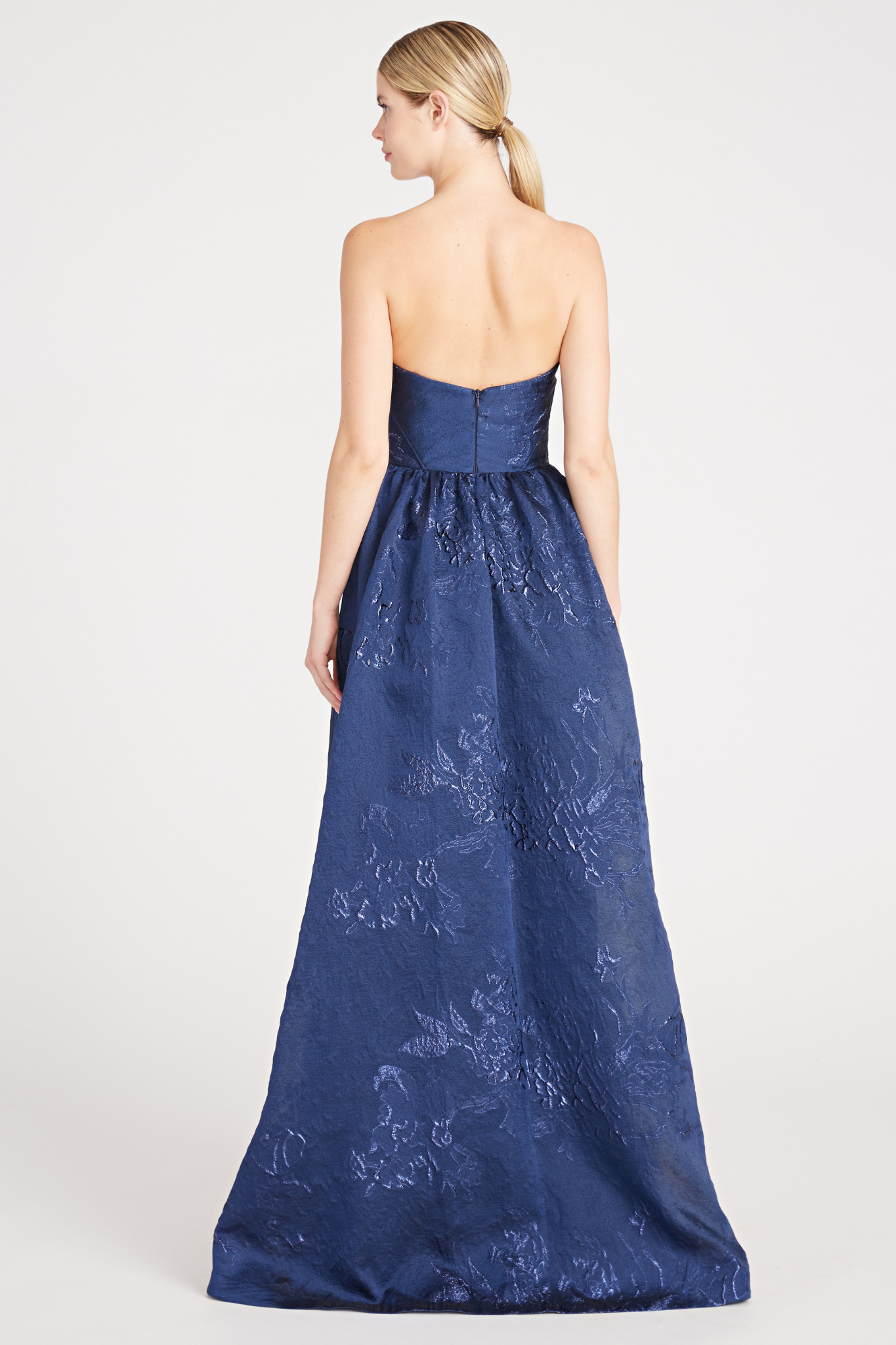 Adelaide Navy Gown by ML Monique Lhuillier - RENTAL