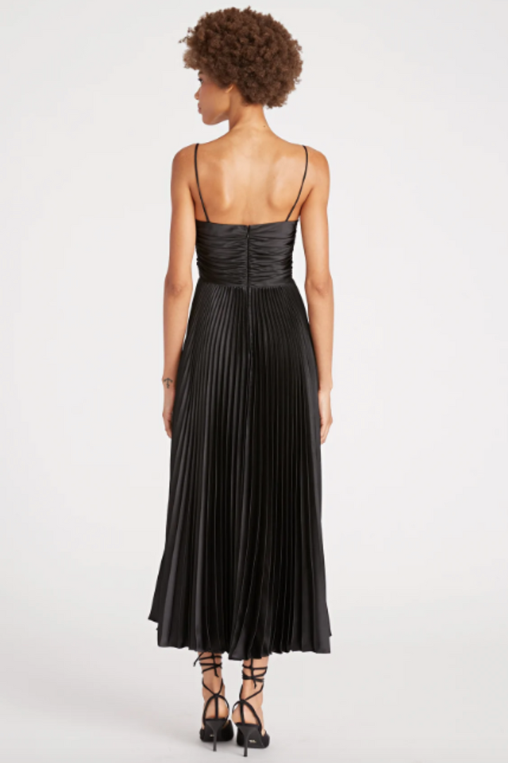 Afra Pleated Dress by AMUR