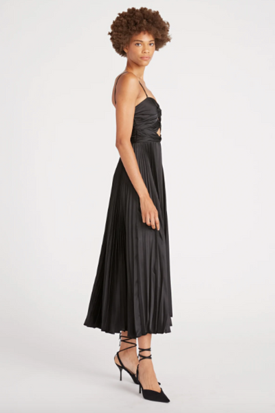 Afra Pleated Dress by AMUR - RENTAL