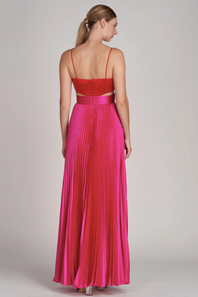 Elodie Gown in Magenta by AMUR - RENTAL