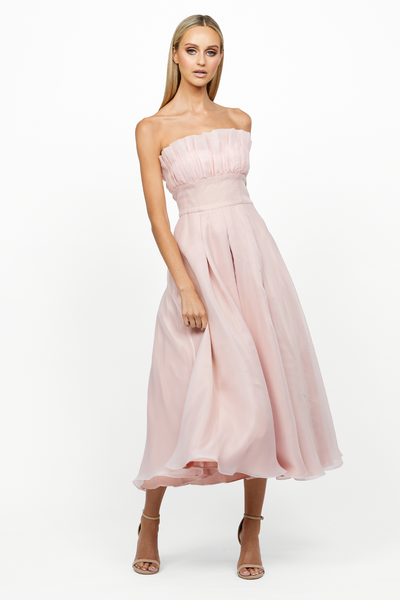 Eloise Tea Length Dress by Bariano - RENTAL