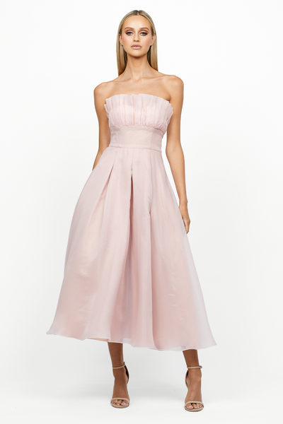 Eloise Tea Length Dress by Bariano - RENTAL