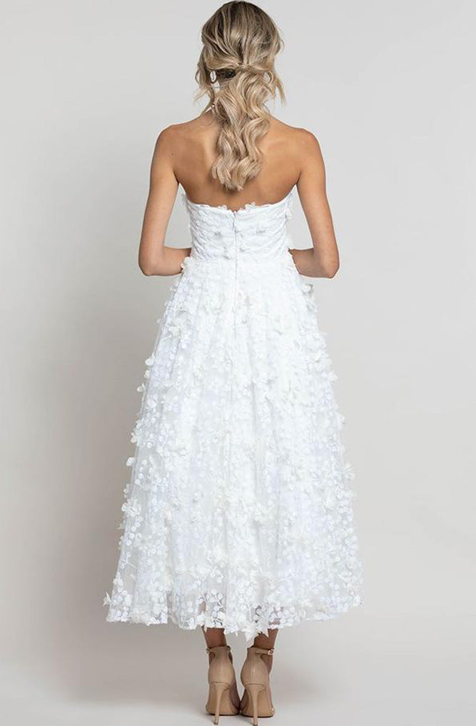 Adela Applique Midi Dress by Bariano RENTAL The Fitzroy