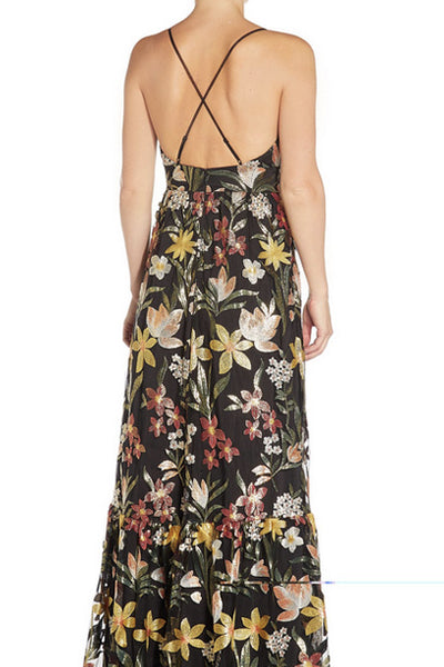 Amber Embroidered Gown by Aidan Mattox - RENTAL