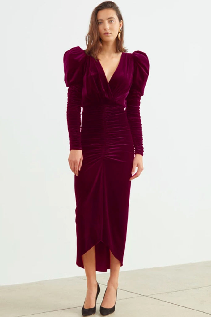 Alicia velvet dress Ronny Kobo