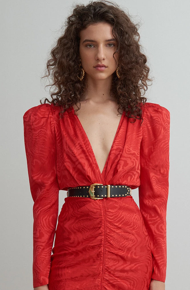 Ronny kobo red dress hotsell