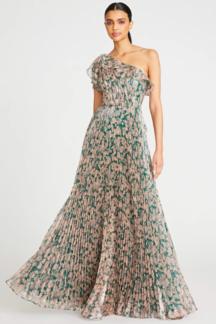 Lilith Pleated Gown by Theia Couture-FINAL SALE