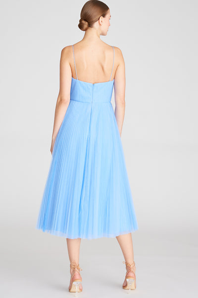 Monina Midi Dress in Blue by ML Monique Lhuillier - FINAL SALE