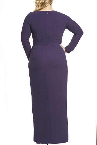Nellie Indigo Gown by Dress The Population - FINAL SALE