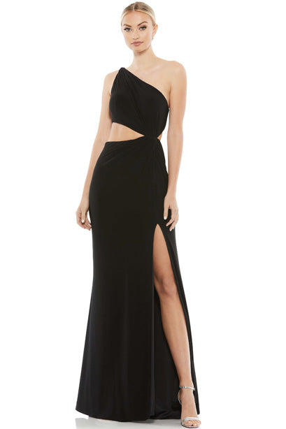 Black cut out gown Mac Duggal