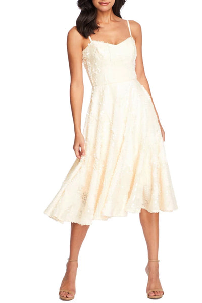 Cream sequin midi dress rental - Toronto