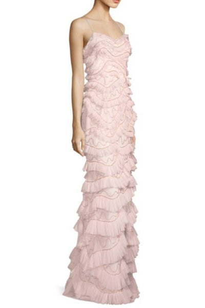 Nevaeh Ruffle Gown by Aidan Mattox - RENTAL