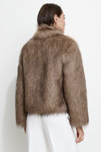 Maison de Dolce. メゾンドドルチェ furry jacket Fur Delish Faux Fur Jacket in Mocha by Unreal Fur - RENTAL – The
