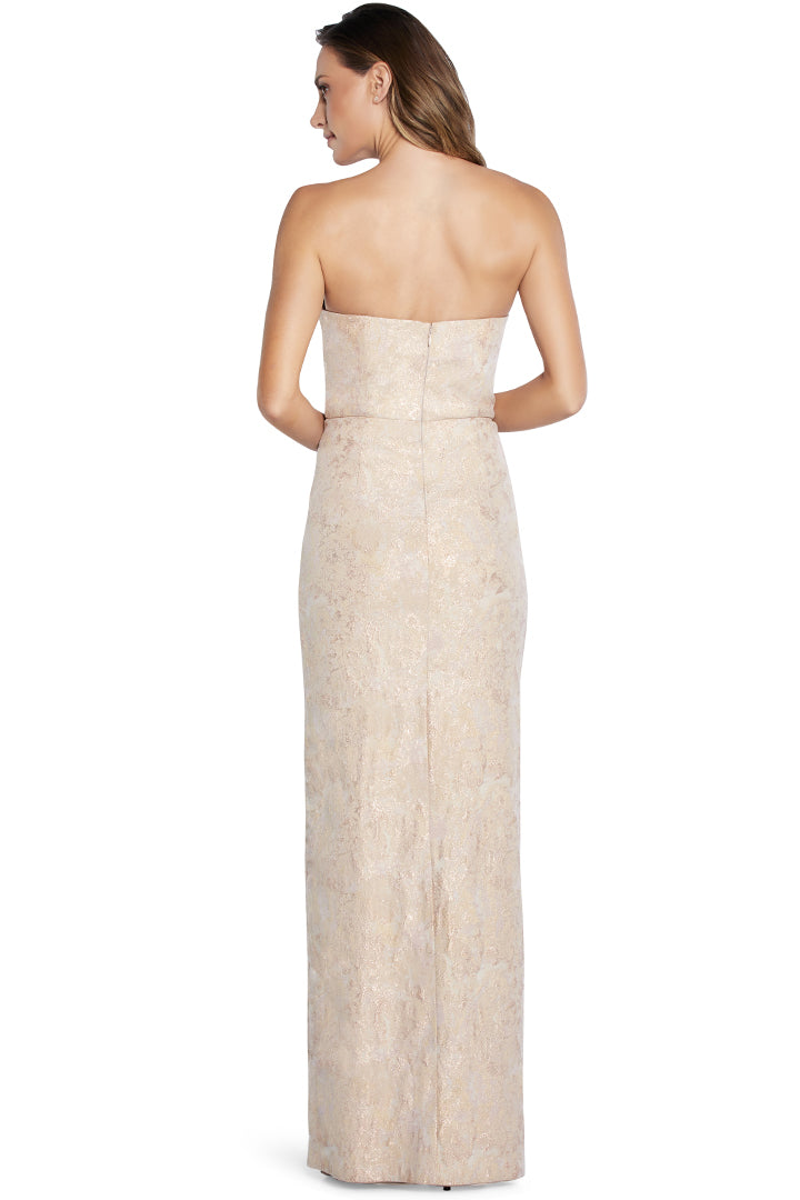 Caviar Strapless Gown by Aidan Mattox - RENTAL