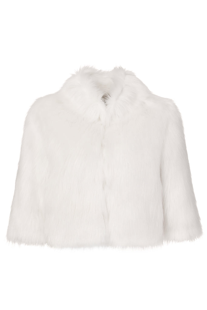 Desire Crop Faux Fur Jacket by Unreal Fur - RENTAL