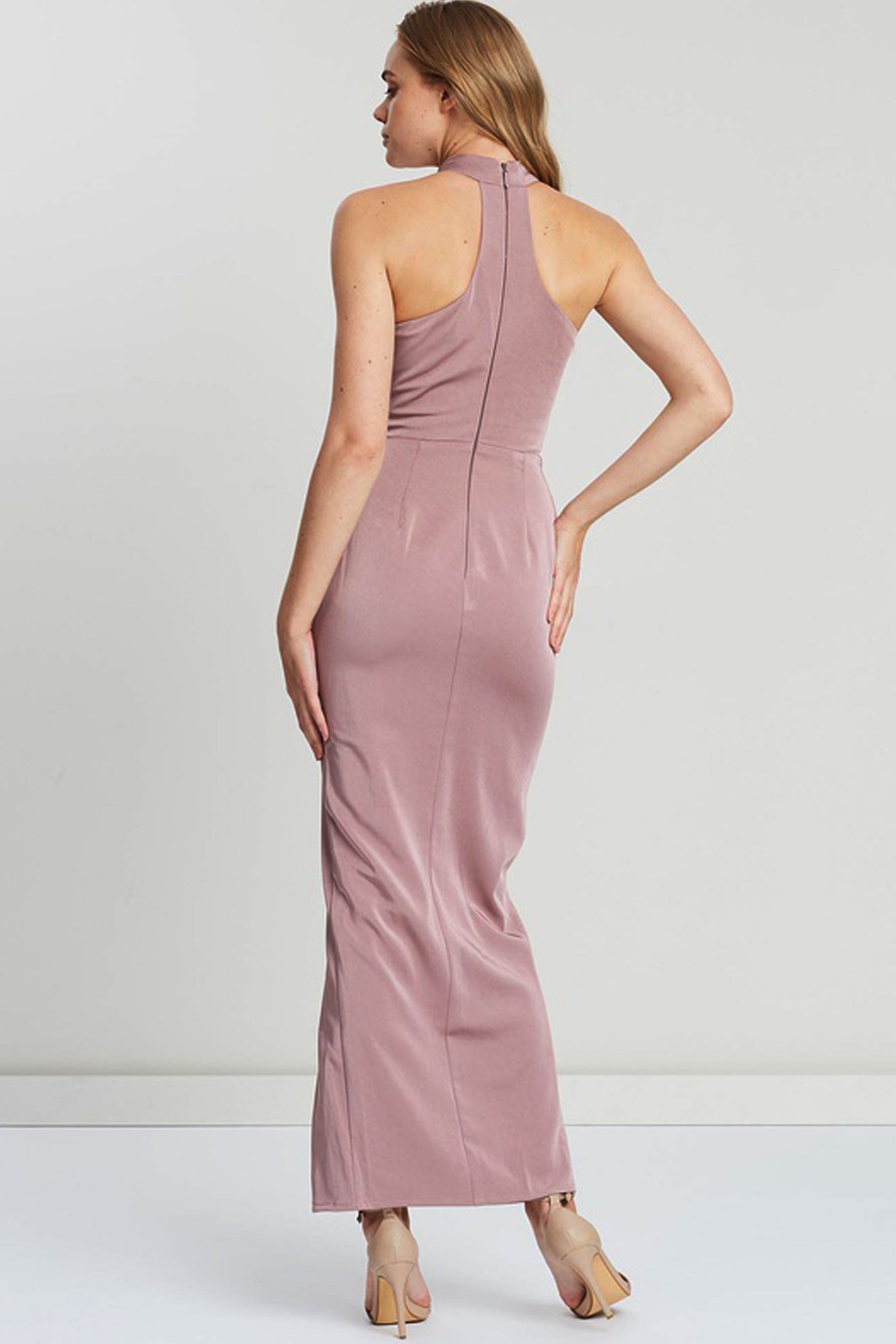 Margeaux Halter Neck Gown by Bariano - FINAL SALE