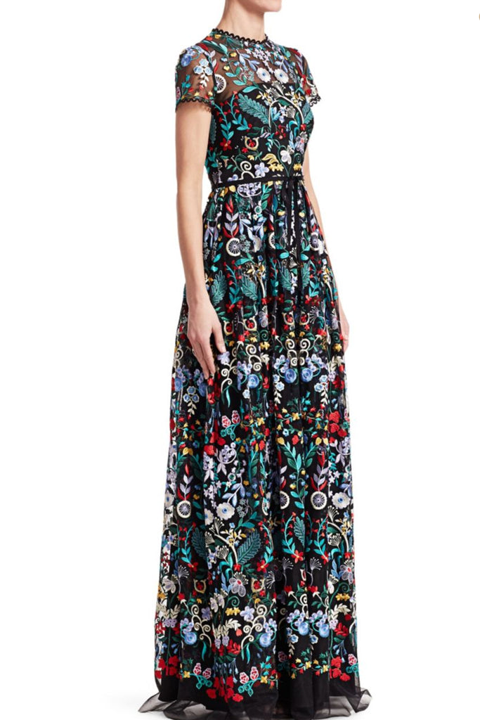 Ml monique lhuillier casetta floral dress store