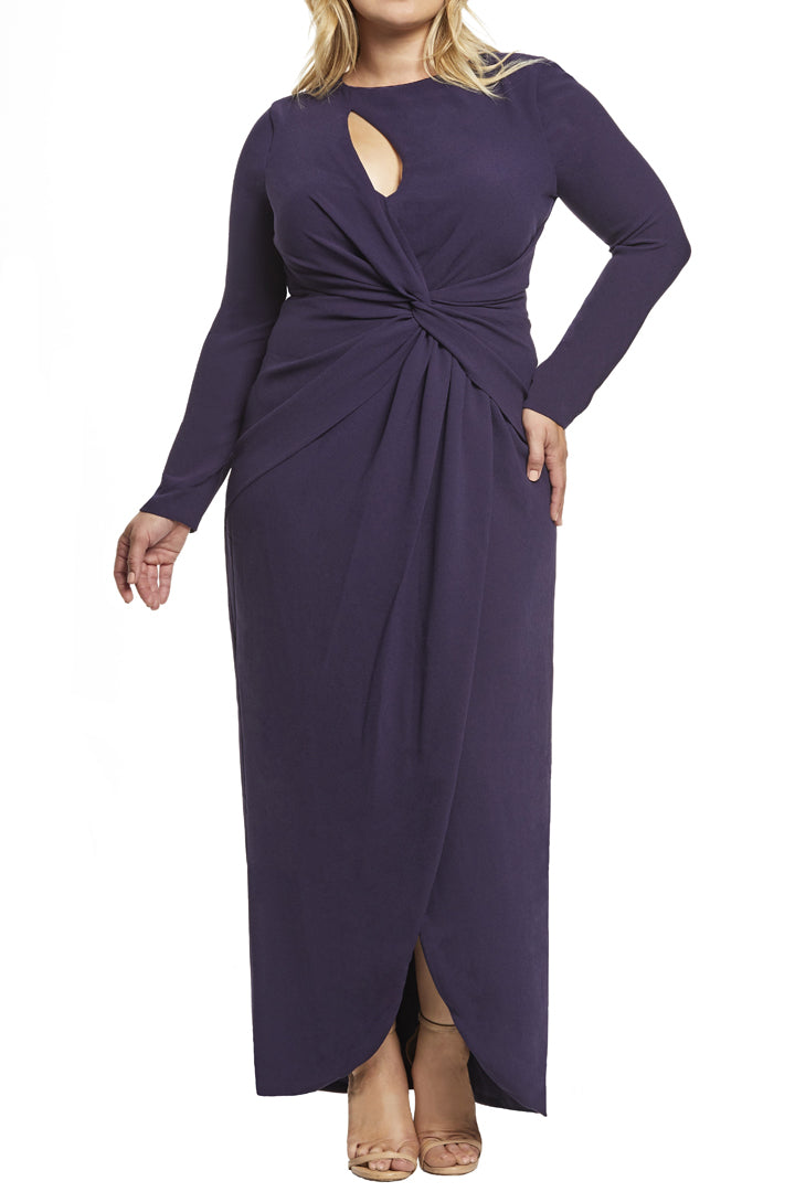 Nellie Indigo Gown by Dress The Population - RENTAL
