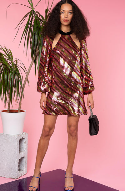 Harriet Sequin Mini Dress by Rixo London - FINAL SALE
