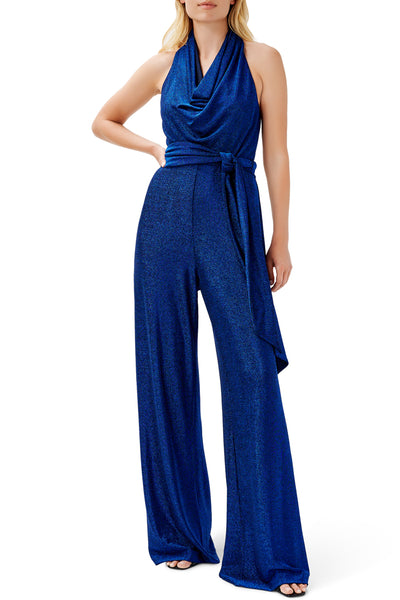 Liza Lurex Jumpsuit by Aidan Mattox - RENTAL