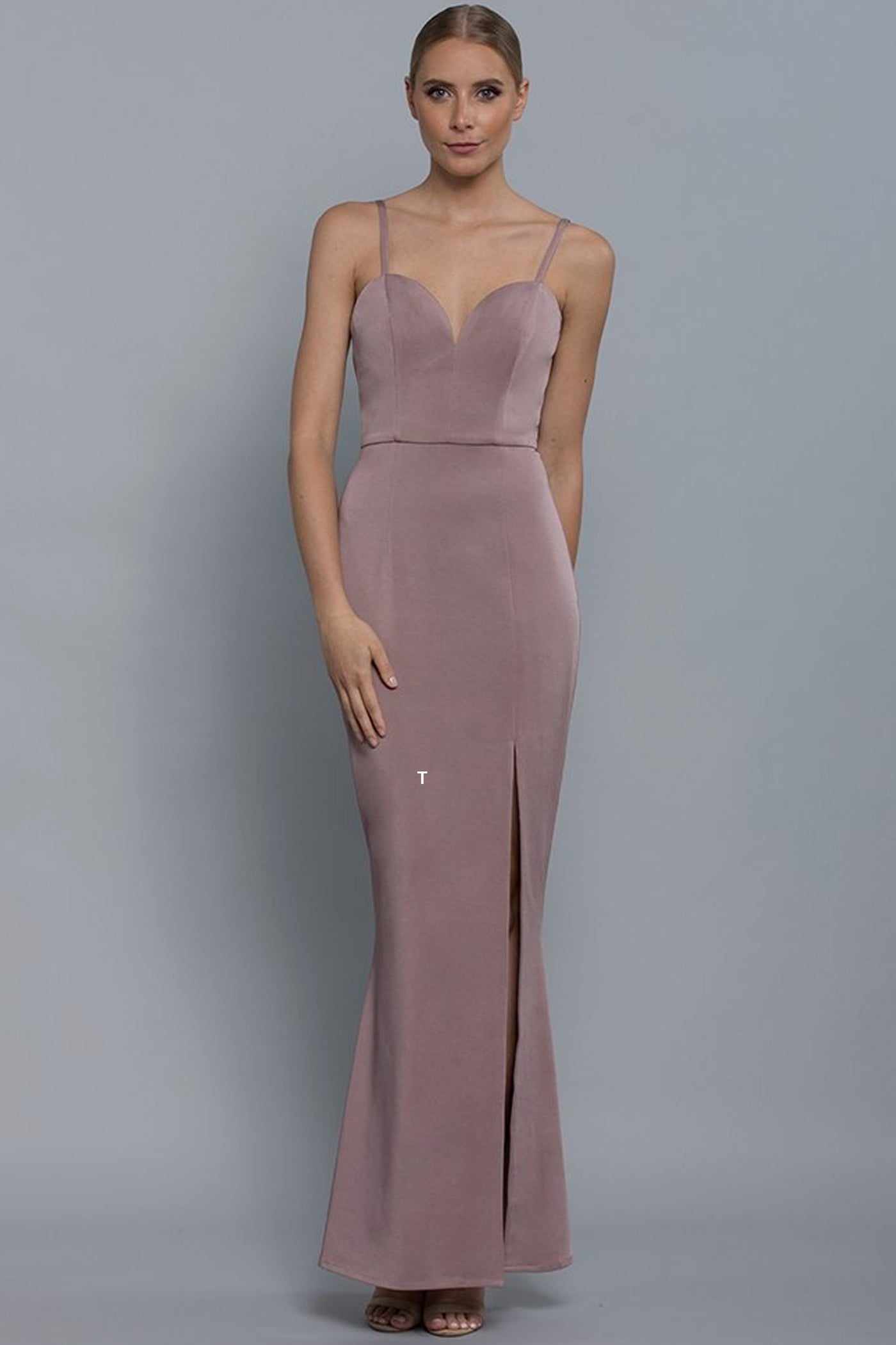 Renee High Slit Gown by Bariano - FINAL SALE