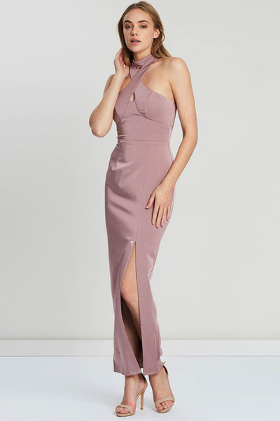 Margeaux Halter Neck Gown by Bariano - FINAL SALE