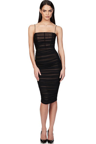 Nookie Mecca Midi in Black