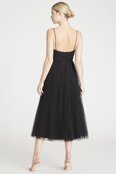 Monina Midi Dress in Black by ML Monique Lhuillier - RENTAL