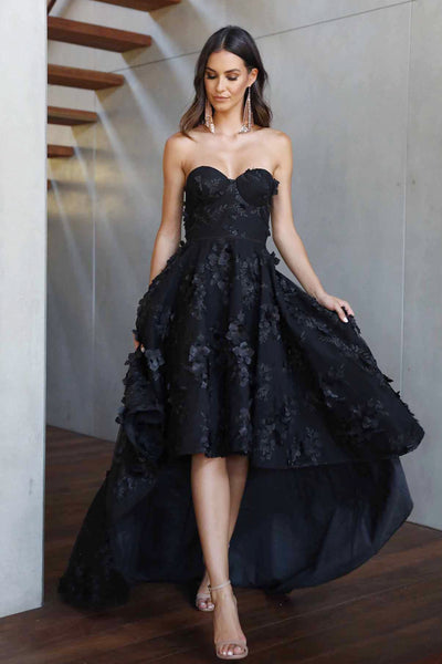 Neve Floral Applique Gown by Elle Zeitoune - RENTAL