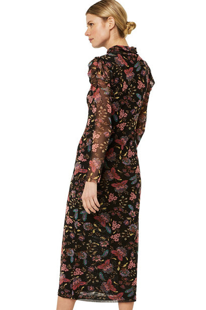 Niki Mesh Midi Dress by MISA Los Angeles - RENTAL