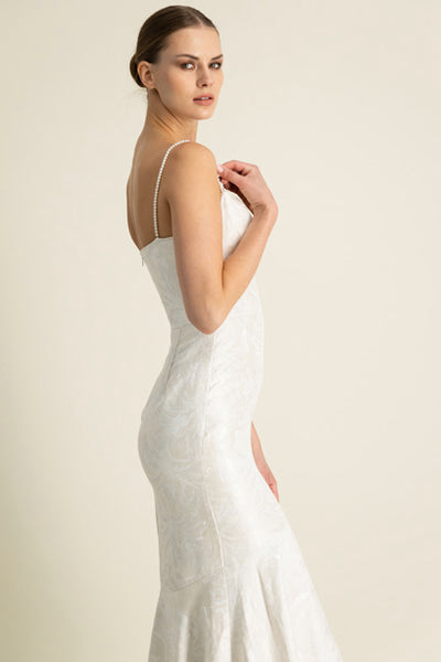 Baroque Pearl Gown by ML Monique Lhuillier - FINAL SALE