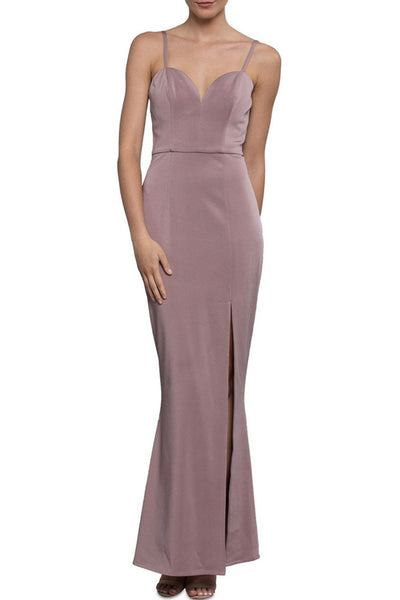 Renee High Slit Gown by Bariano - FINAL SALE