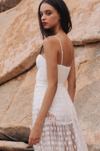 Belle Bustier Tulle Midi Dress by Sau Lee - RENTAL