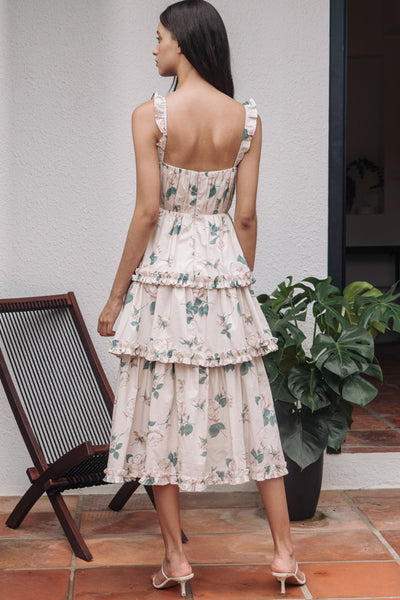 Peyton Floral Buster Midi Dress by Sau Lee - FINAL SALE