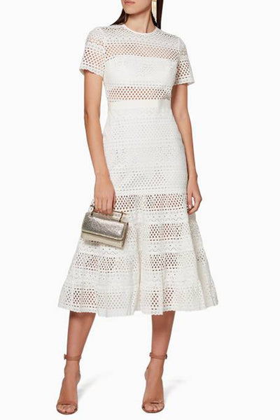White Self Portrait Dress Toronto