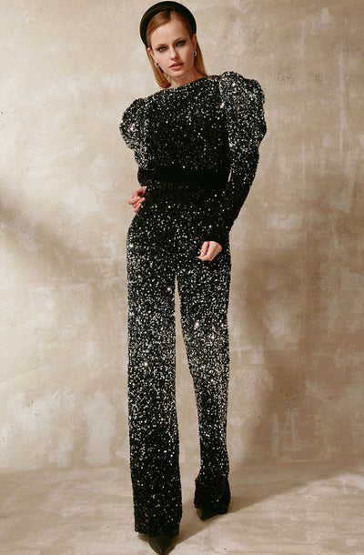 Stella Sequin Jumpsuit by Gemy Maalouf - RENTAL