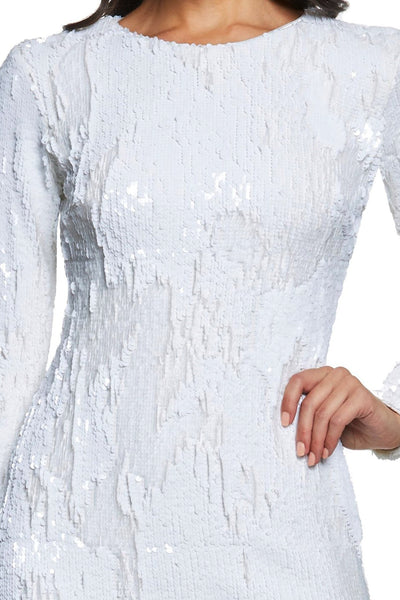 Kurkova White Sequin Mini Dress by Dress The Population - RENTAL