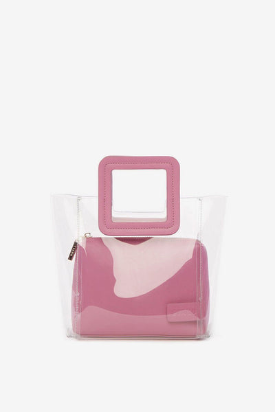 Shirley Mini Bag in Pink by STAUD - RENTAL