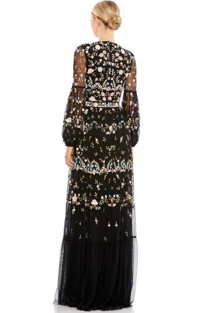 needle and thread black gown